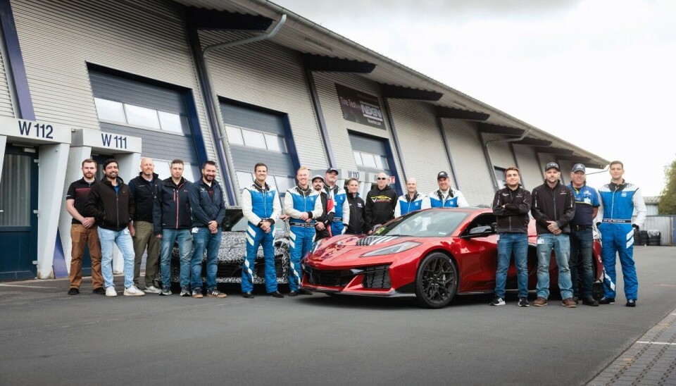 Det ble en god dag på banen for Corvette gjengen.