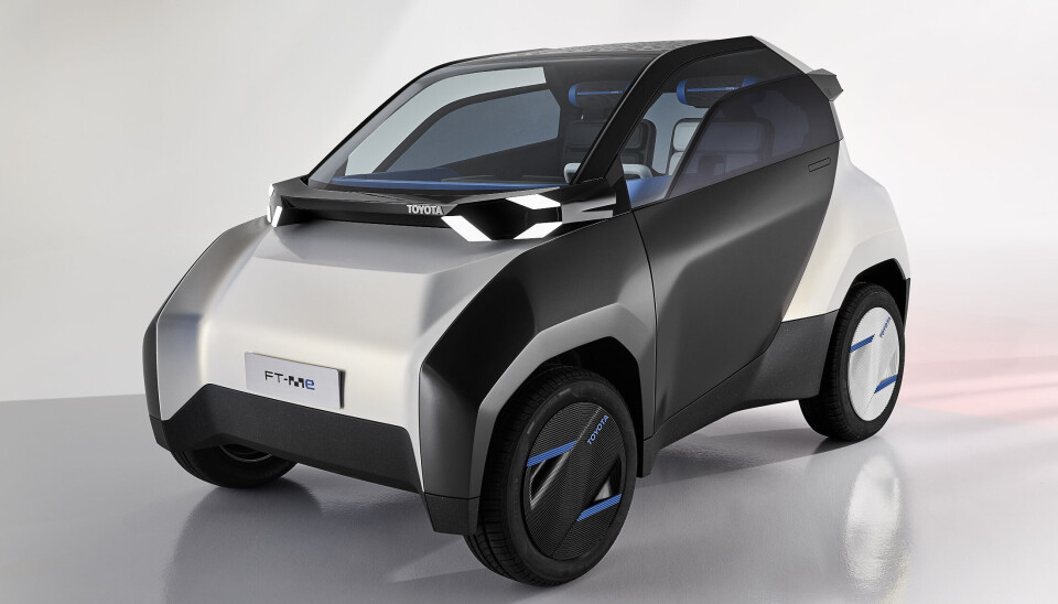 Toyota FT-Me, et nytt mikrobilkonsept for Europa, inspirert av japanske kei-biler.