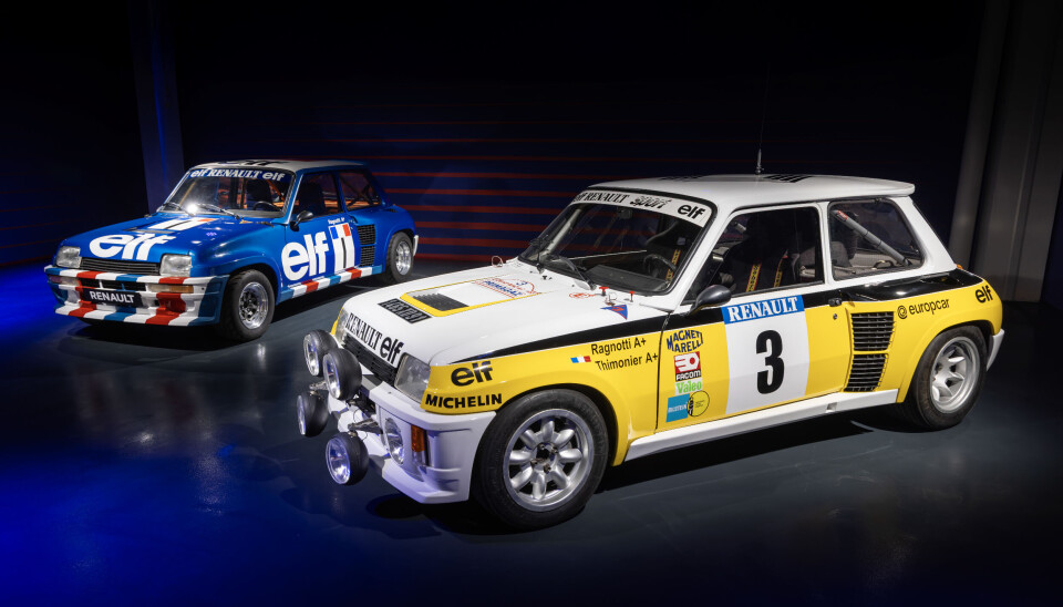Renault 5 Turbo hadde også suksess i rally-løypa.