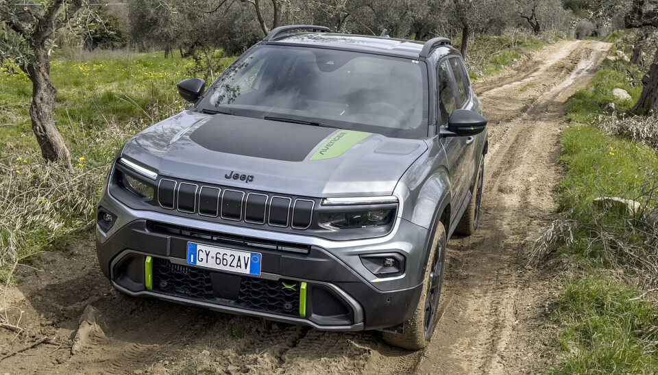 Det er i slikt miljø Jeep Avenger 4xe yter på sitt beste.