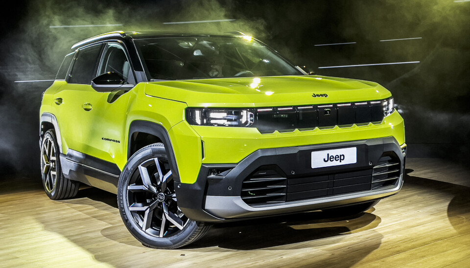 Større og røffere, og nå med elmotor. Ny Jeep Compass er på plass i løpet av høsten.