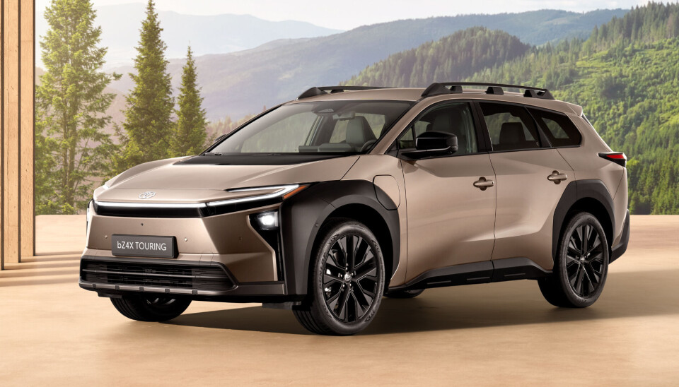 Nye Toyota bz4X Touring får bedre bagasjeplass.