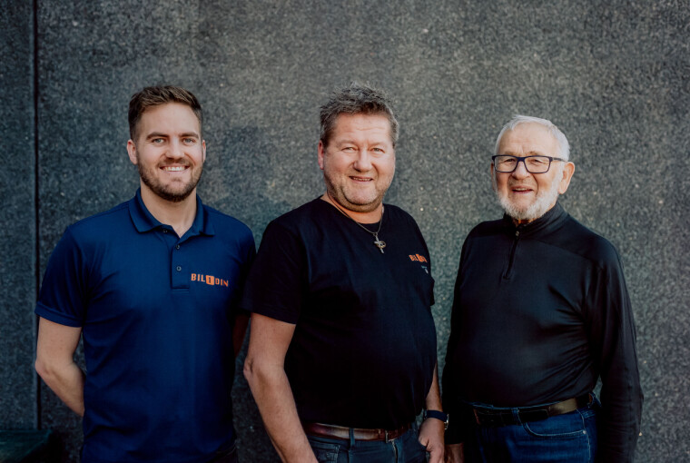 Tre generasjoner med brukte bildeler: Bil1Din feirer 50 år