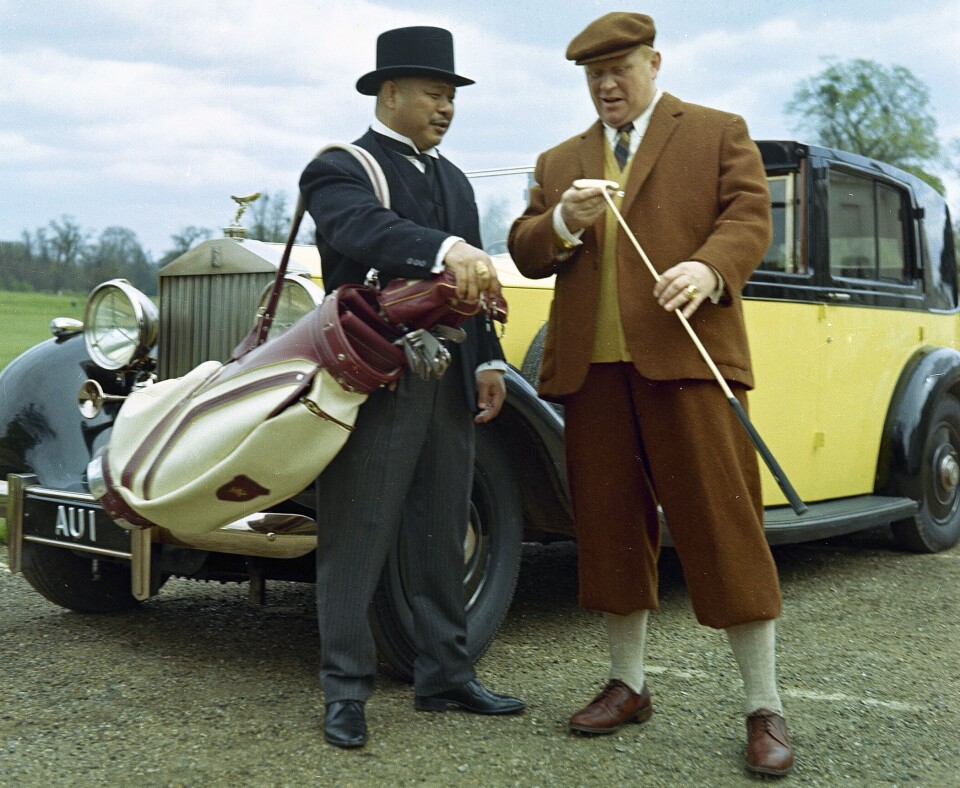 Goldfinger, her med sjåføren Oddjob og den slemme skurken Auric Goldfinger