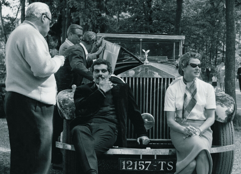 Omar Sharif og Ingrid Bergman og The Yellow Rolls-Royce.