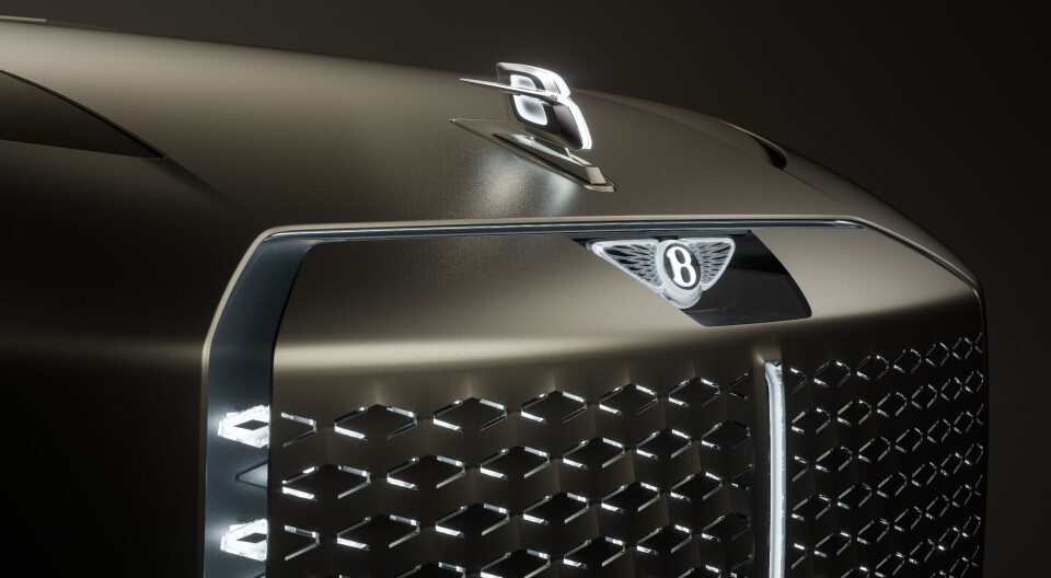 Majestetisk digital kunst-svar på Jaguars 00: Bentley EXP 15.