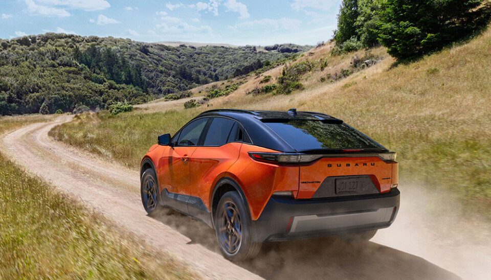 Her er den nye modellen som vil bli å se på norske veier i løpet av de neste månedene: Den elektriske SUV-en Subaru Uncharted.