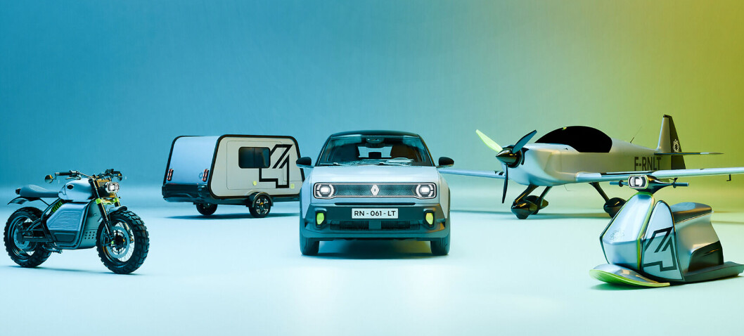 Renault 4 E-Tech går bananas på accessoirer