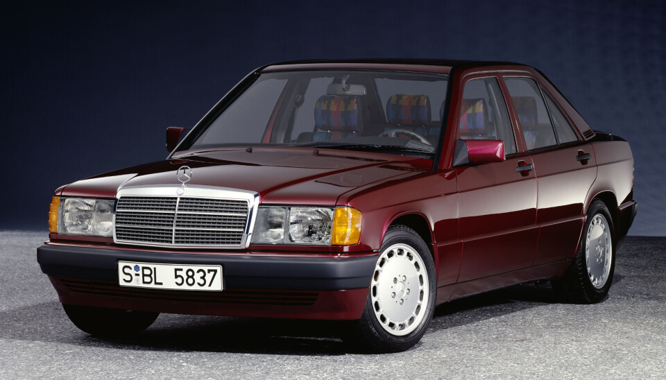 1990 modell Mercedes-Benz 190 E.