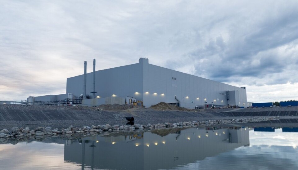 Northvolt-anlegget i Skellefteå i Nord-Sverige