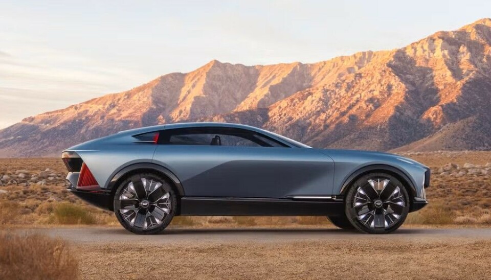 Konseptbilen til Cadillac er utstyrt med Sand Vision, som skal gi deg bedre sikt hvis du kjører i en sandstorm.