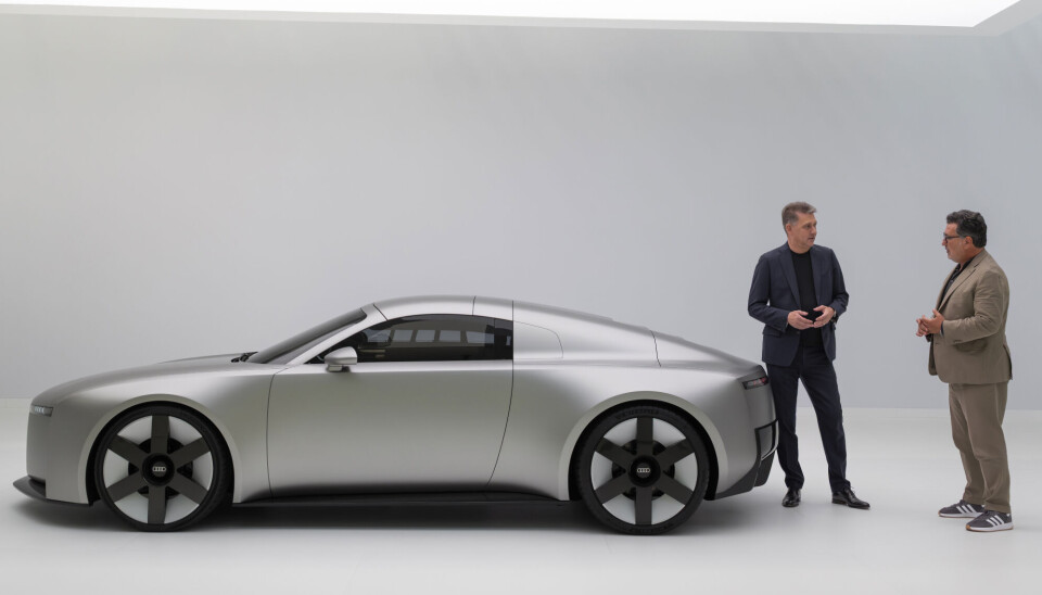 To gode venner: Audi CEO Gernot Döllner (t.v.) designsjef Massimo Frascella.