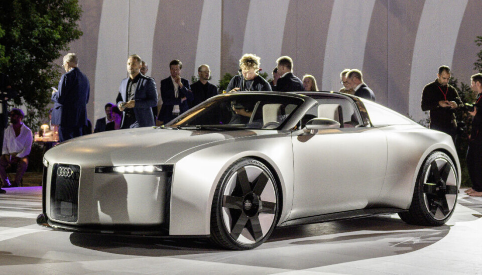 Audi Concept C viser hva sjefsdesigner Massimo Frascella tenker om fremtiden . Vi kan vente Audien i produksjon om to års tid.