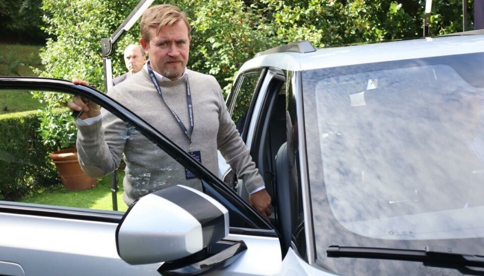 Den norske importøren Electric Way var tilstede med flere representanter. Her ved daglig leder Torje Sulland.