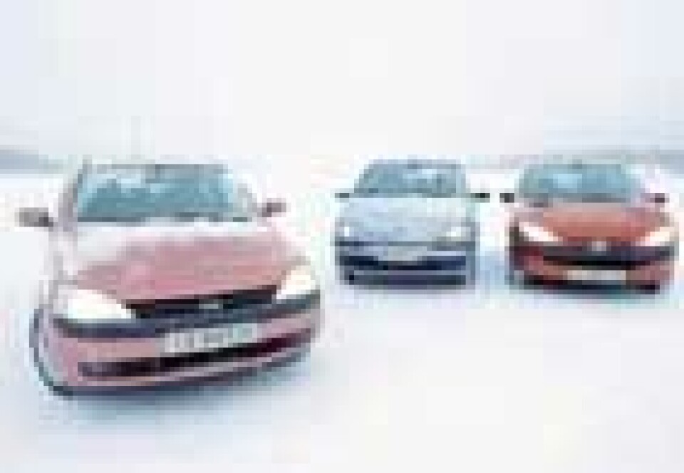 Opel Corsa møter Fiat Punto og Peugeot 206
