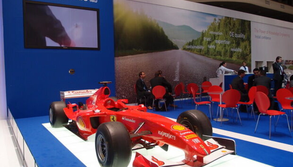 Automechanika 2012Ferrari som trekkplaster Automechanika 2012Ferrari som trekkplaster