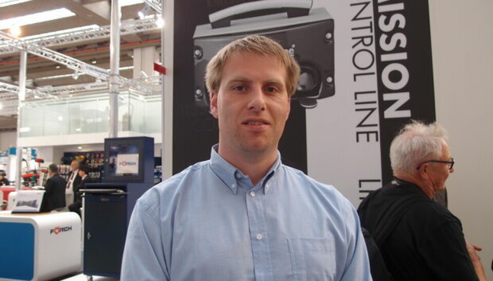 Automechanika 2012Ny mann hos Automateriell, Ole Christian Hovind, produktsjef Verkstedutstyr/maskiner