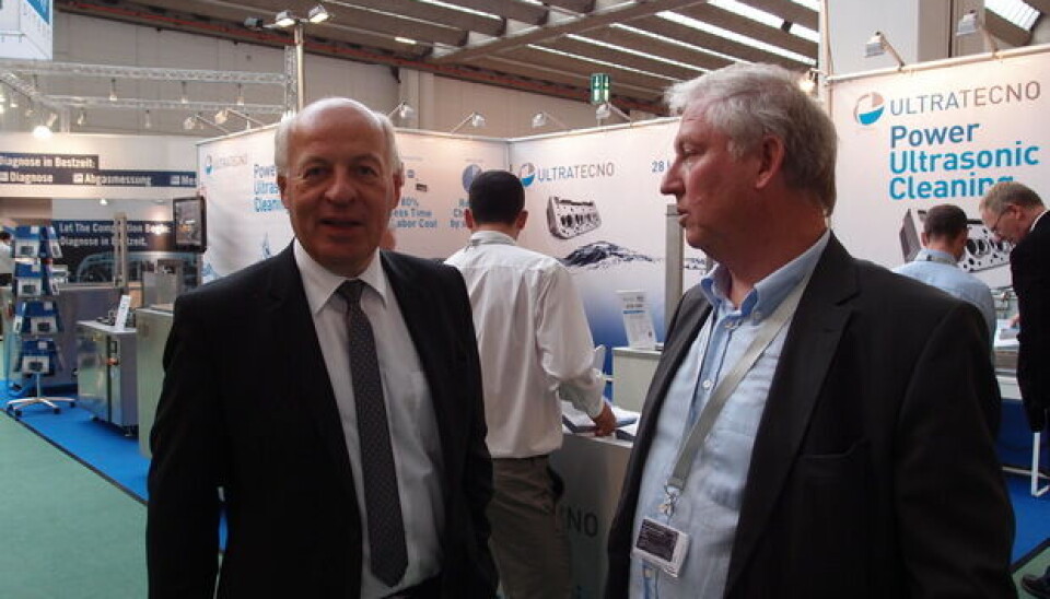 Automechanika 2012Torgeir Stensli iMoRek AS og ABL-general Arild Hansen Automechanika 2012Torgeir Stensli iMoRek AS og ABL-general Arild Hansen