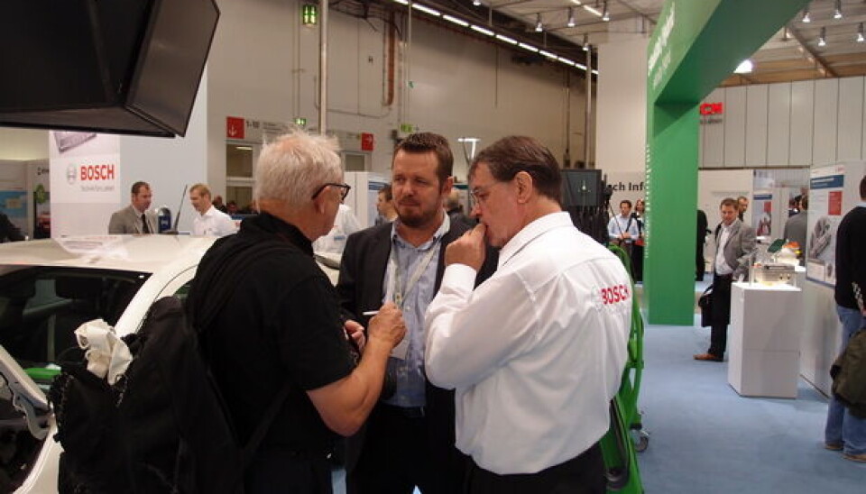 Automechanika 2012Bjørnar Fjeld, Bosch i samtale med Knut Moberg, MotorBransjen Automechanika 2012Bjørnar Fjeld, Bosch i samtale med Knut Moberg, MotorBransjen