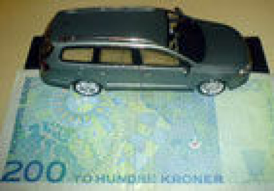 Bilen koster deg 200 kroner dagen