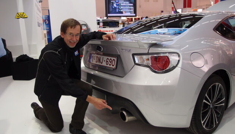Automechanika 2012Knut Skallerud, MotorBransjen ved nye Subaru BRZ Automechanika 2012Knut Skallerud, MotorBransjen ved nye Subaru BRZ