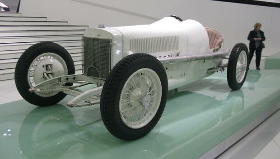 Porsche MuseumPorsche bygde racerbiler for Mercedes-Benz også. Men med sine Auto Union ble han den største Mercedes-motstanderen på Grand Prix banene i 30-årene. Foto: Jon Winding-Sørensen Porsche MuseumPorsche bygde racerbiler for Mercedes-Benz også. Men med sine Auto Union ble han den største Mercedes-motstanderen på Grand Prix banene i 30-årene. Foto: Jon Winding-Sørensen