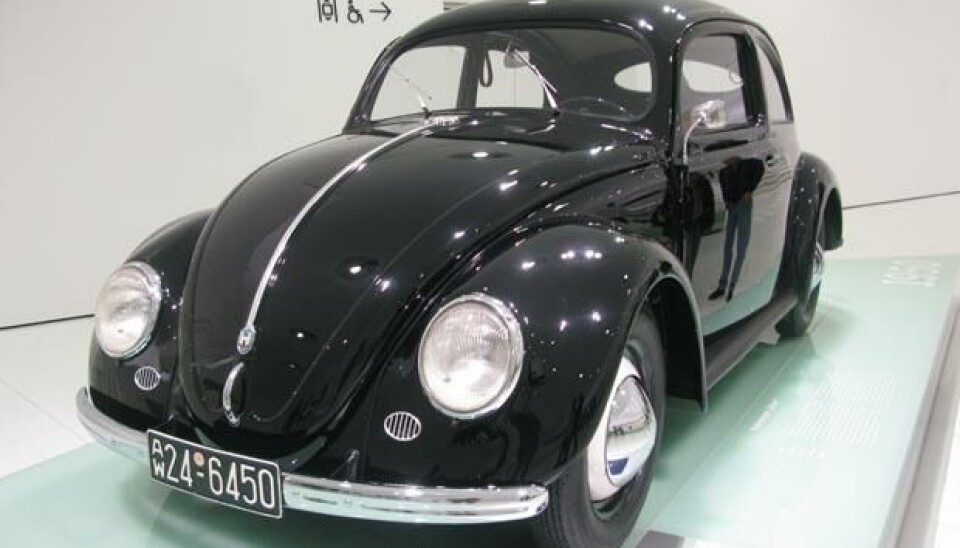 Porsche MuseumMerkelig at de ikke har en bedre og eldre VW i samlingen det er jo denne bilen det hele er tuftet på. Foto: Jon Winding-Sørensen Porsche MuseumMerkelig at de ikke har en bedre og eldre VW i samlingen det er jo denne bilen det hele er tuftet på. Foto: Jon Winding-Sørensen