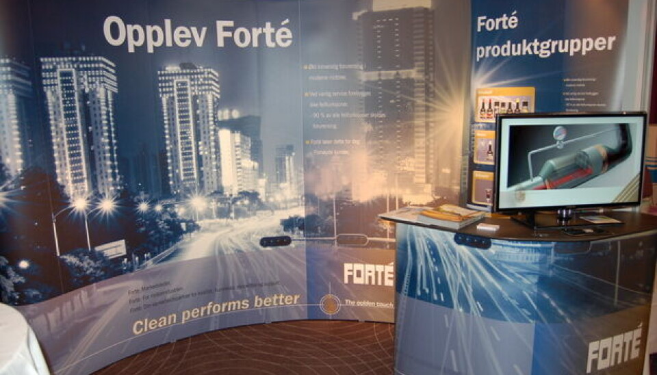 Forté Nor AS hadde en fin stand på Servicemarked12 Forté Nor AS hadde en fin stand på Servicemarked12