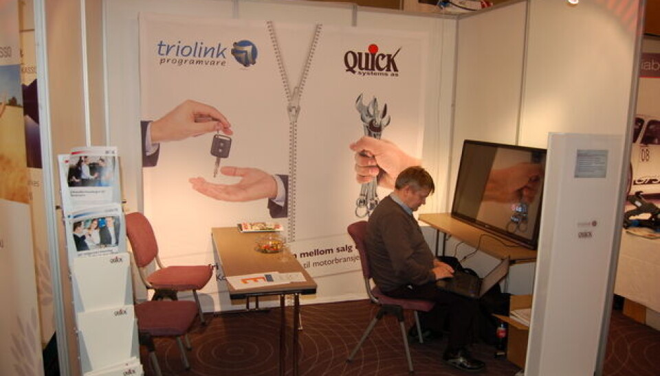 Quick Systems AS før kundene fra seminaret strømmer på Quick Systems AS før kundene fra seminaret strømmer på