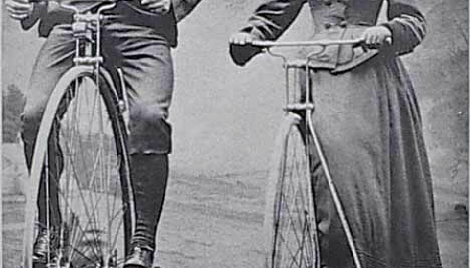 Ariel herre- og dame velosipeder 1875