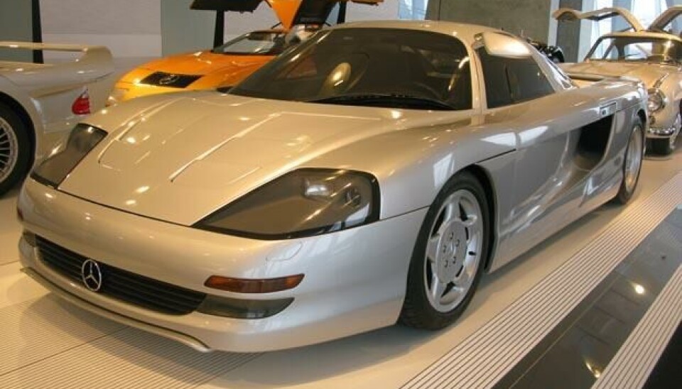 MuseumsbesøkFra Mercedes-Benz museets spesielle Superbil-utstilling nå i sommer. Her er C 112, V 12 motor og vist på IAA i 1991. Hvorfor ble det aldri noe av denne? MuseumsbesøkFra Mercedes-Benz museets spesielle Superbil-utstilling nå i sommer. Her er C 112, V 12 motor og vist på IAA i 1991. Hvorfor ble det aldri noe av denne?