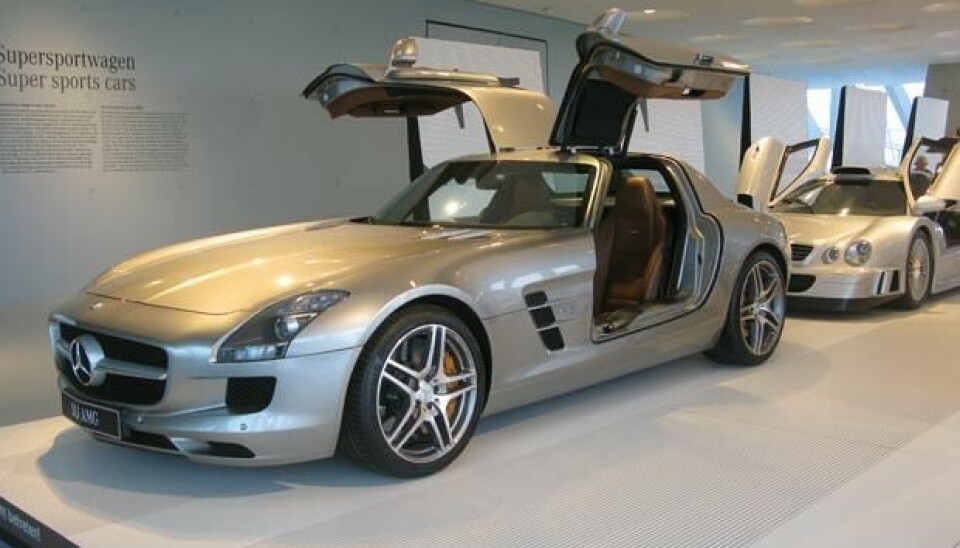 MuseumsbesøkFra Mercedes-Benz museets spesielle Superbil-utstilling nå i sommer.
