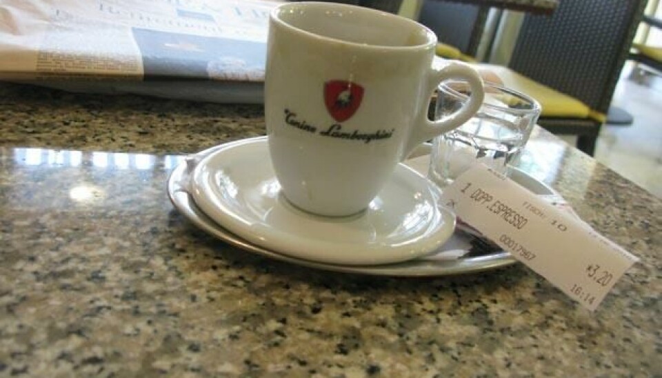 Museumsbesøk
men de serverer Lamborghini-kaffe der! Museumsbesøk
men de serverer Lamborghini-kaffe der!
