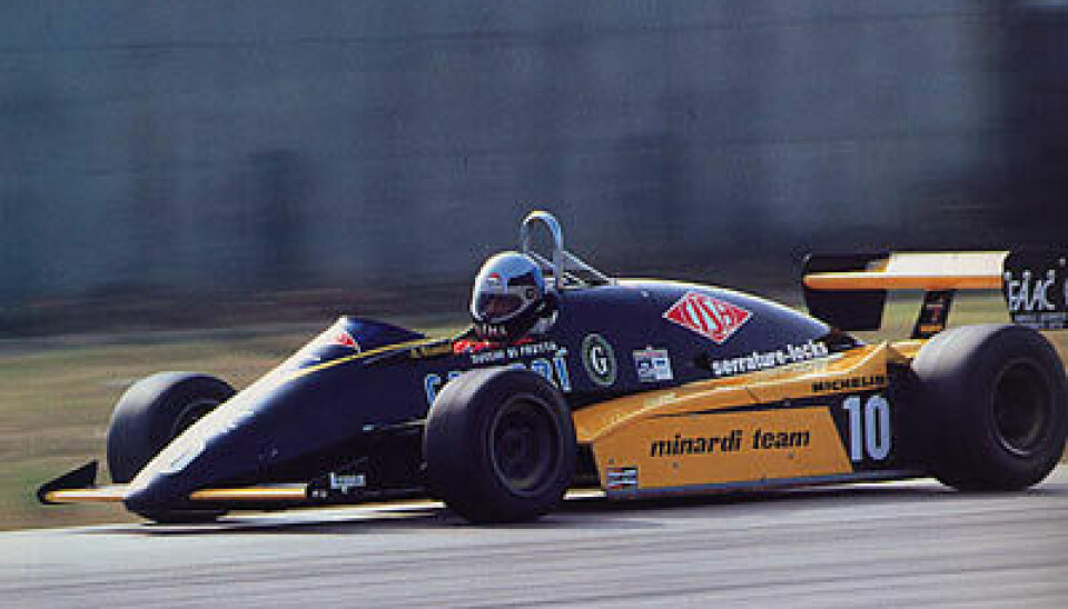 Alessandro Nannini i Minardi F2 1983