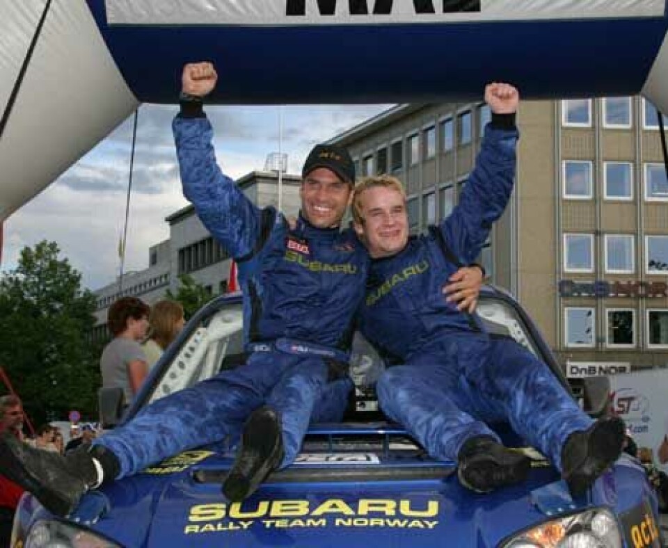 Mads Østberg (t.h.) og karlteser Ole kristian Unnerud sikret seg hver sin NM-tittel i Trondheim