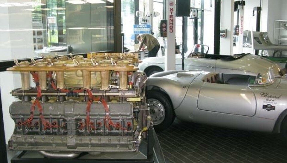 Porsche MuseumGlimt fra restaureringsverkstedet på Porsche-museetFoto: Jon Winding-Sørensen Porsche MuseumGlimt fra restaureringsverkstedet på Porsche-museetFoto: Jon Winding-Sørensen