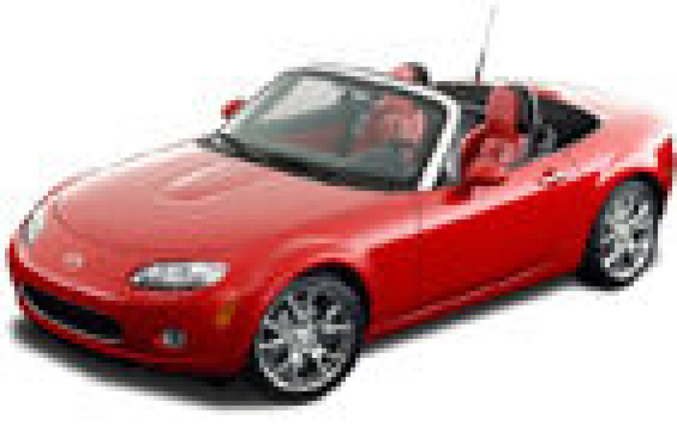 Sola skinner på MX-5