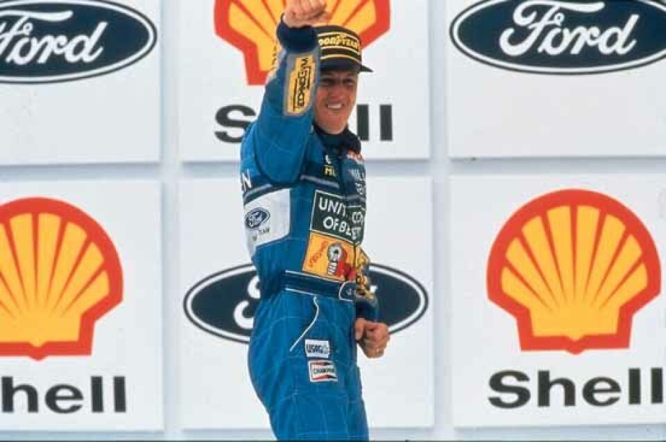 Schumacher i Brasil 1994