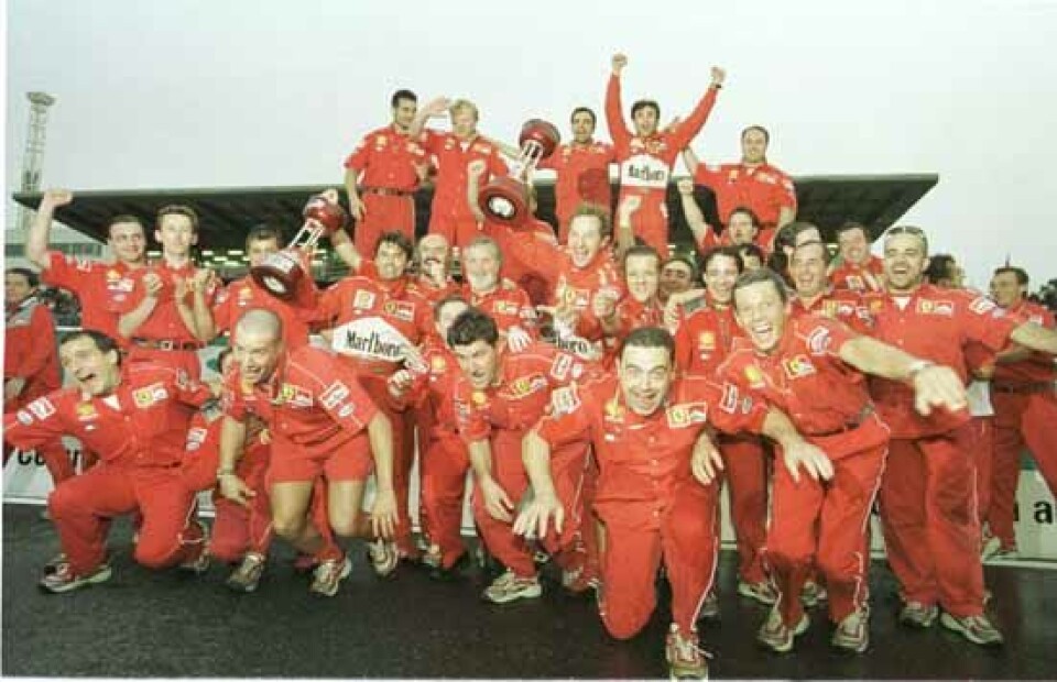 Ferrari vinner Konstruktør-VM 1999
