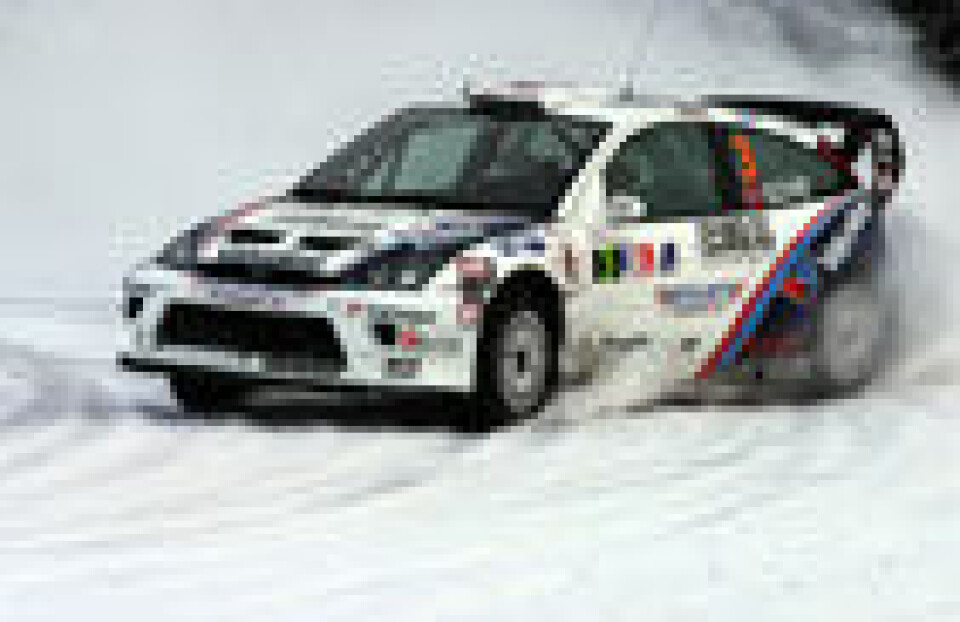 Thomas Schie leder Numedalsrally