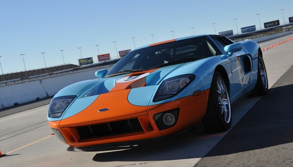 Ford GTFord GT på Las Vegas Raceway. (Foto: Øivind Skar)