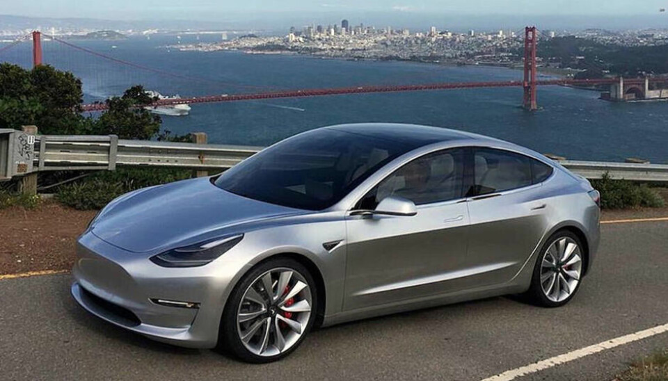 Fortsatt uklart når Tesla Model 3 kommer til Norge.