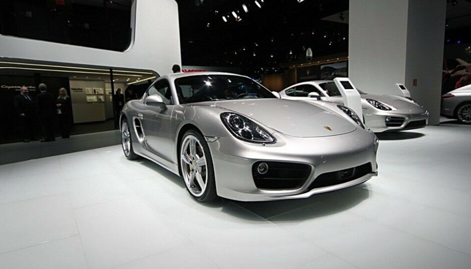 North American International Auto Show - 2013Andre generasjon Porsche Cayman er klar for norske kunder denne våren. Foto: Stein Pettersen North American International Auto Show - 2013Andre generasjon Porsche Cayman er klar for norske kunder denne våren. Foto: Stein Pettersen