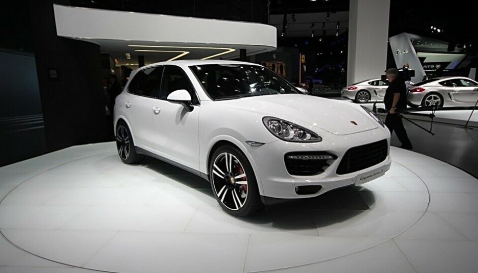 North American International Auto Show - 2013Porsche Cayenne Turbo S er hentet frem for å bevise at selv SUVen til Porsche er en ekte sportsbil. Foto: Stein Pettersen North American International Auto Show - 2013Porsche Cayenne Turbo S er hentet frem for å bevise at selv SUVen til Porsche er en ekte sportsbil. Foto: Stein Pettersen