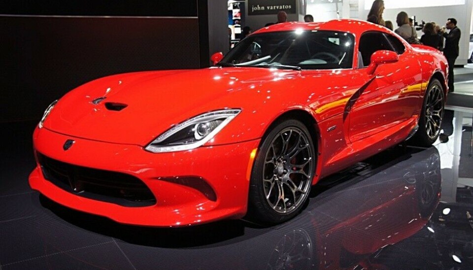 North American International Auto Show - 2013SRT Viper er fortsatt en rå bil også etter at den mistet Dodge-navnet.Foto: Stein Pettersen North American International Auto Show - 2013SRT Viper er fortsatt en rå bil også etter at den mistet Dodge-navnet.Foto: Stein Pettersen