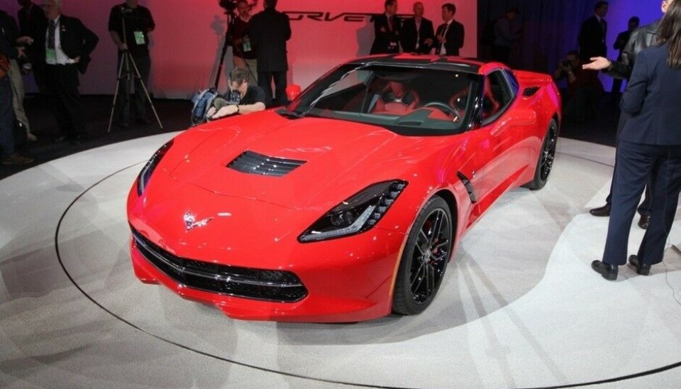 North American International Auto Show - 2013Nye Corvette fikk fortjent oppmerksomhet.Foto: Stein Pettersen North American International Auto Show - 2013Nye Corvette fikk fortjent oppmerksomhet.Foto: Stein Pettersen