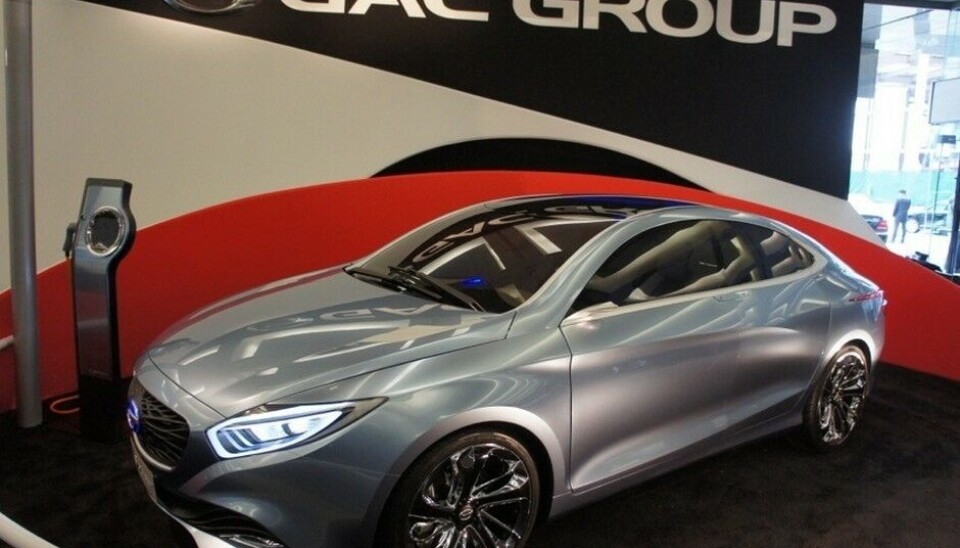 North American International Auto Show - 2013Noen få kinestere var til stede - her GAC med sin elektriske konseptbil. Foto: Stein Pettersen North American International Auto Show - 2013Noen få kinestere var til stede - her GAC med sin elektriske konseptbil. Foto: Stein Pettersen