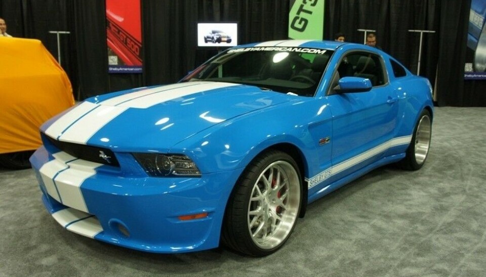 North American International Auto Show - 2013Shelby bygger fortsatt strålende tøffe Mustang-varianter. Foto: Stein Pettersen North American International Auto Show - 2013Shelby bygger fortsatt strålende tøffe Mustang-varianter. Foto: Stein Pettersen