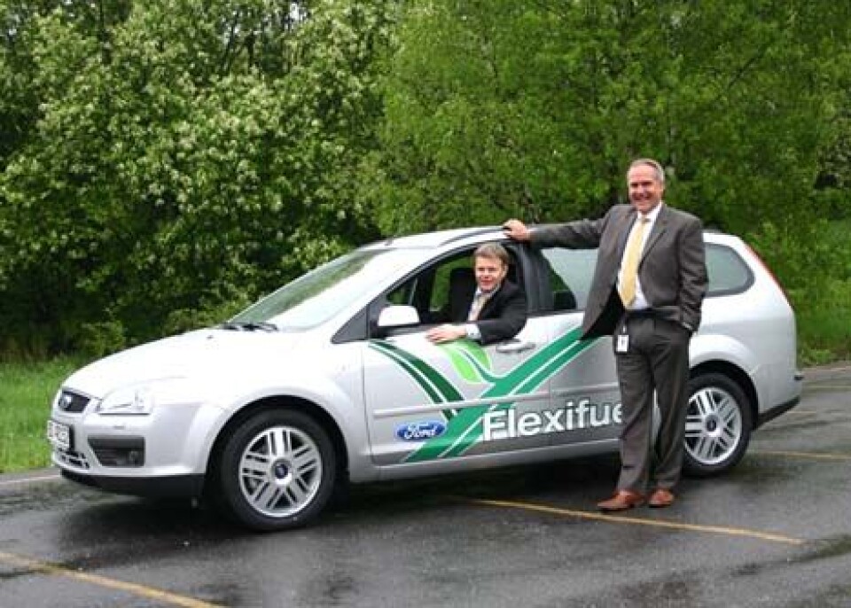 Hertz er først ute med Ford Focus Flexifuel