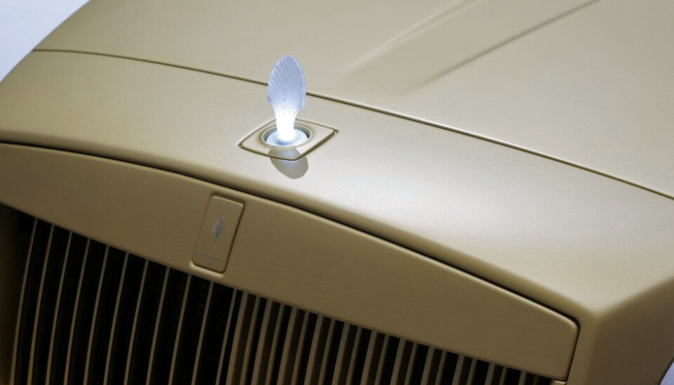 Genève-utstillingen 2016Et alternativ når Rolls Royce ikke lar deg bruke verken merkenavnet eller The Spirit of Ecstasy. (Foto: Jon Winding-Sørensen)